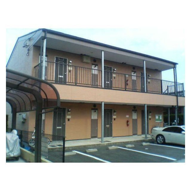 岐阜市下鵜飼のアパートの外観