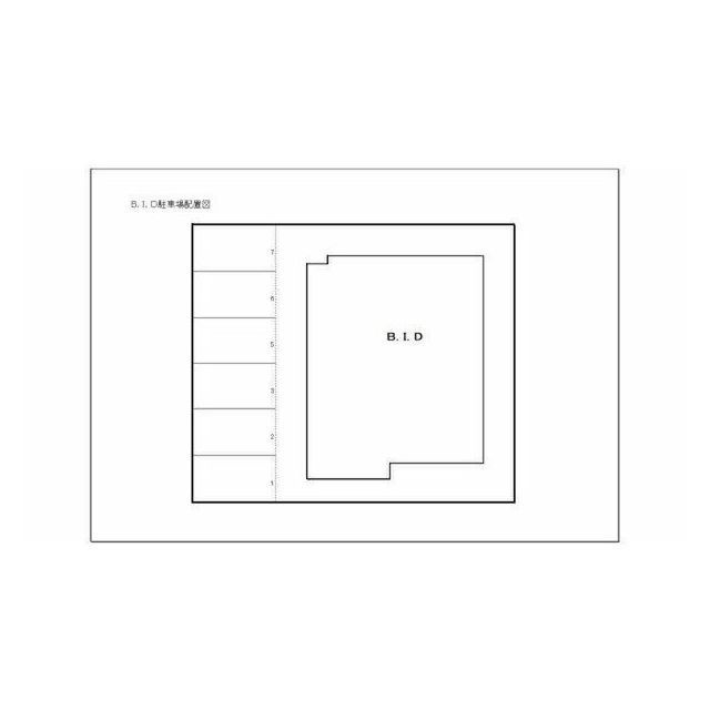 岐阜市下鵜飼のアパートの駐車場