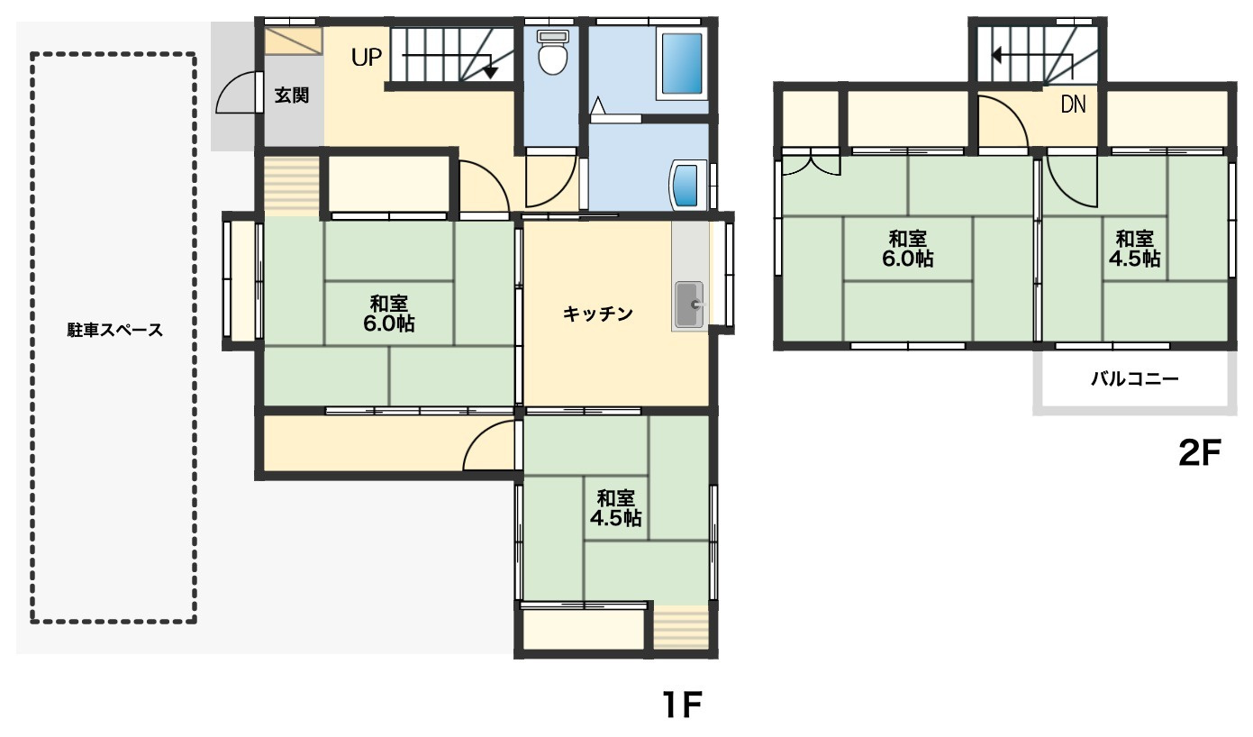 上里町金久保　中古600の間取り