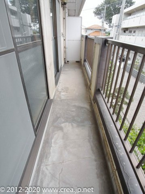 【バルコニー】 | サンヒルズ柏 | 外からの目が気にならないバルコニーで洗濯物が干せます