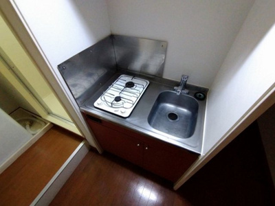 【キッチン】 | レオパレスアネックスグランドゥール | ガスコンロ設置・シングルレバー