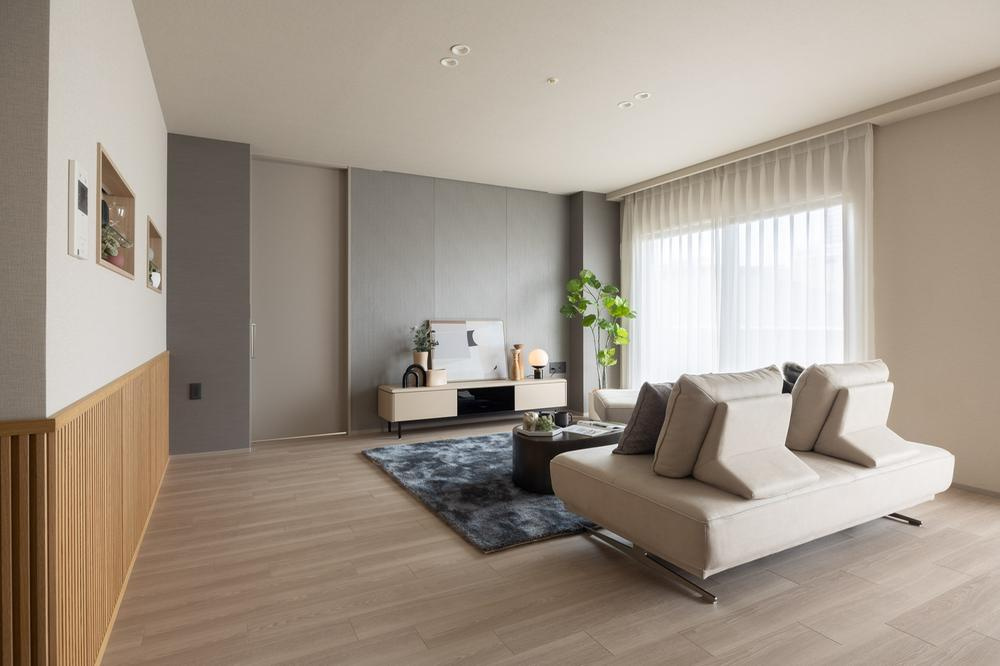 西宮北口昭和園アーバンライフの居間・リビング