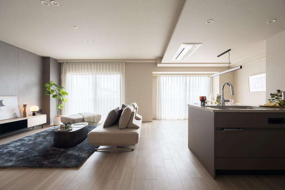 西宮北口昭和園アーバンライフの居間・リビング