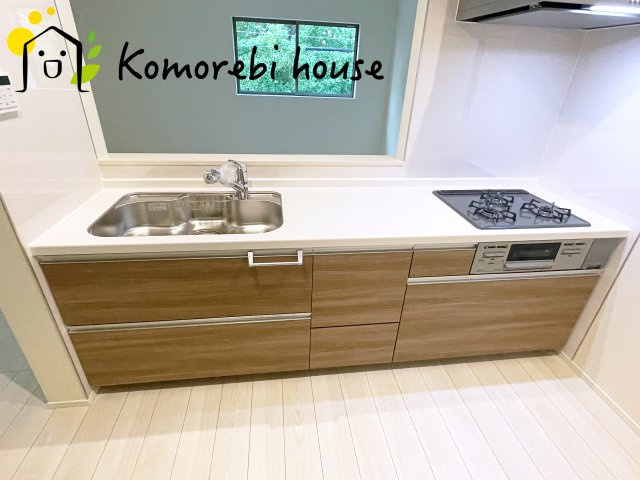 さいたま市北区宮原町　第1期　戸建て　リナージュ　01のキッチン|7/22　撮影