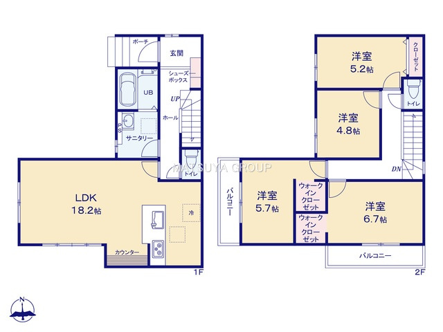【間取り】の画像