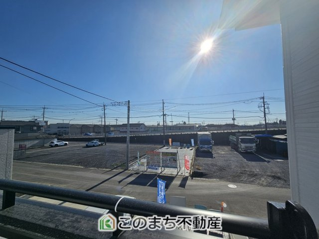 いろどりアイタウン栃木市平柳町3丁目22-P2の展望|バルコニーからの眺めです！