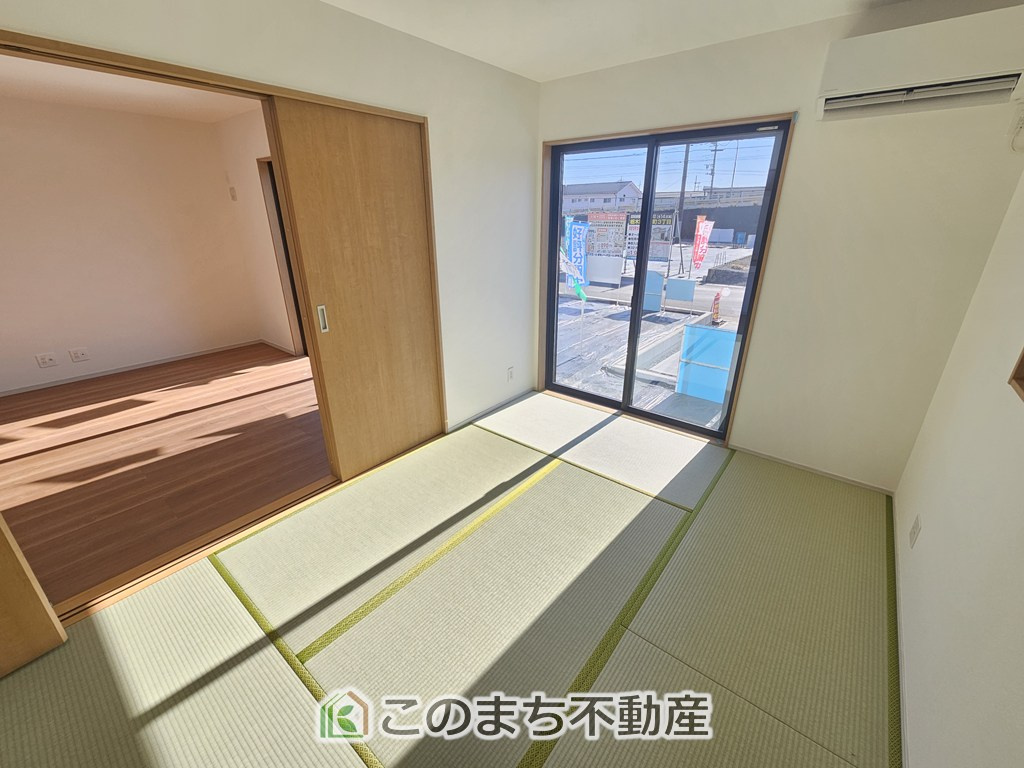 いろどりアイタウン栃木市平柳町3丁目22-P2の設備|LDKに隣接しており、シーンに合わせて一体利用も可能です♪お子様のお昼寝スペースやプレイルーム・家事室・客間など、多目的にお使いいただけます。