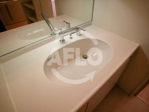 レジディア都島I　大東小学校区の洗面所|レジディア都島I　洗面脱衣所