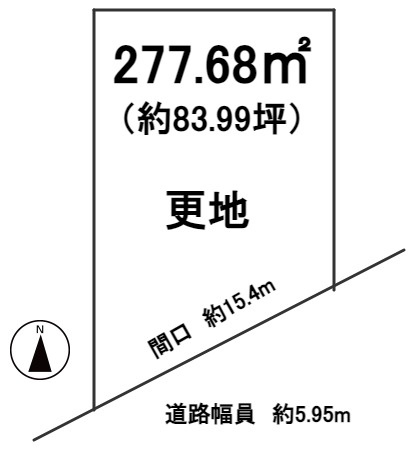 下鴨西半木町　土地の土地図