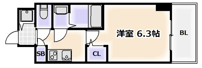 【間取り】 | エスリード難波セントラル