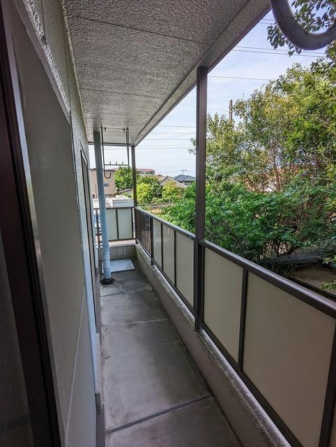 コーポアオバのバルコニー