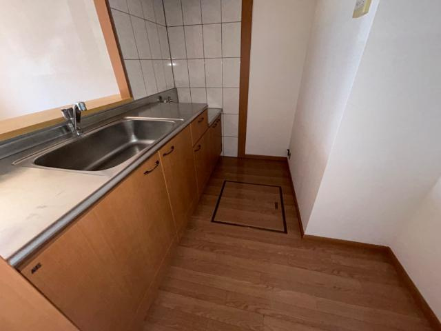 サンクチュアリ　Ⅲのキッチン|床下収納