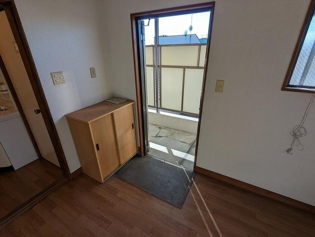 コーポアオバの玄関