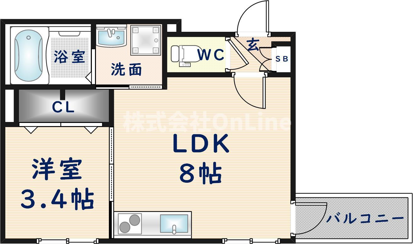 リーフィアテラス東花園の間取り