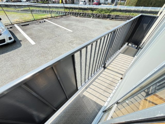 ハイツ小峯のバルコニー
