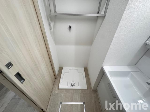 ラモーナ一津屋Ⅰの洗面所|コンパクトで使いやすい洗面所