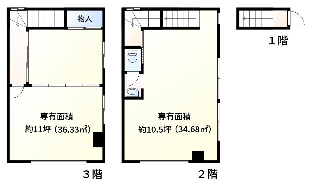 新小岩1丁目店舗・事務所（ルミエール商店街）の間取り