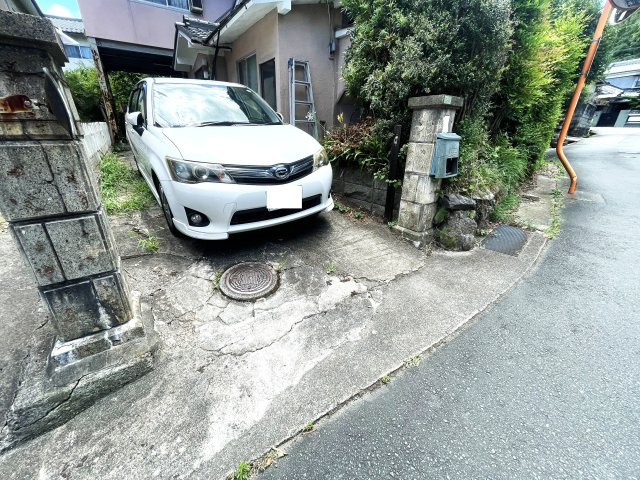 ◆５１坪の建築条件無し売土地◆間口広々約１３ｍ◆亀岡ICまで車で約５分◆亀岡市下矢田町１丁目の外観|現地(令和７年７月撮影)