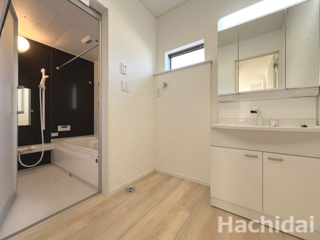 碧南市相生町第1（新築一戸建）の独立洗面台