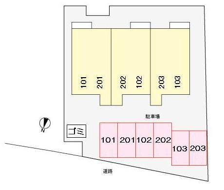 サンセールメゾン514の区画図