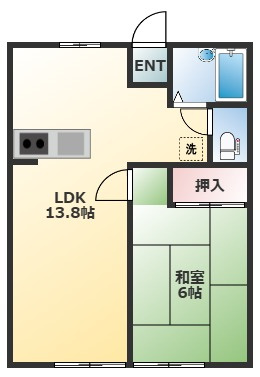 アンソレイユ新所沢の間取り