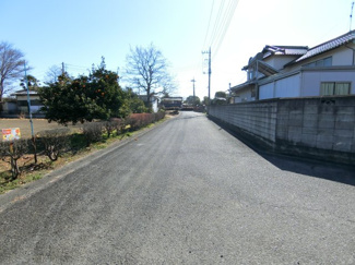 【前面道路含む現地写真】 | 久喜市菖蒲町菖蒲　条件なし売地　52坪