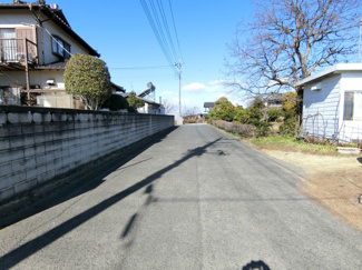 【前面道路含む現地写真】 | 久喜市菖蒲町菖蒲　条件なし売地　52坪