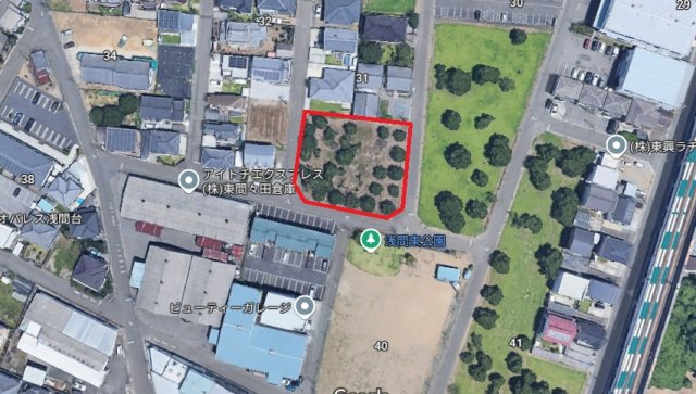 小山市東間々田3丁目（6区画） 予約中の土地図