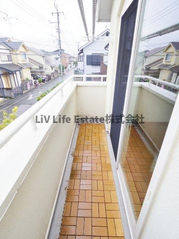 野口町Ｆ邸のバルコニー