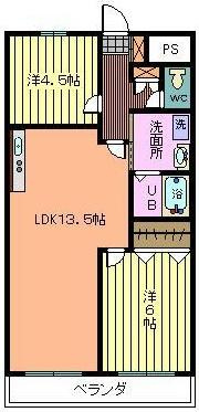 グリーンパークタニグチの間取り