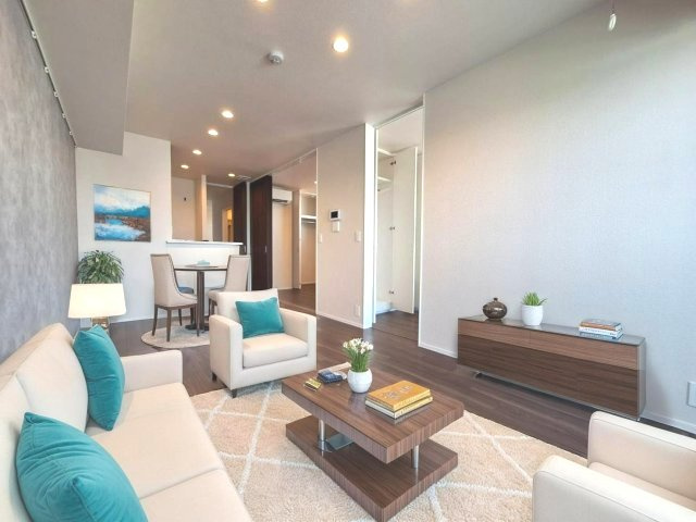 ブラッサム東海岸の居間・リビング|CG家具の為、実際に家具の設置はありません。