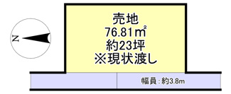 【土地図】 | 売地　岩国市由宇町中央２丁目