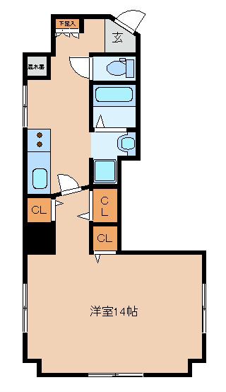 ノーブルハイム樽屋町の間取り