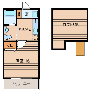 リバーフェアリー吉塚の間取り