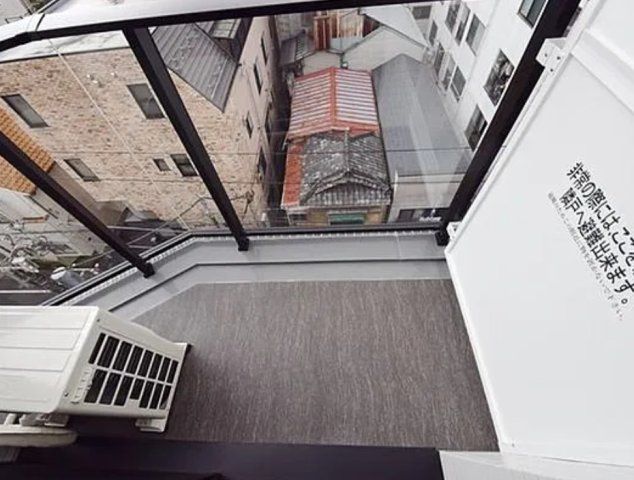 アルテシモカルドのバルコニー