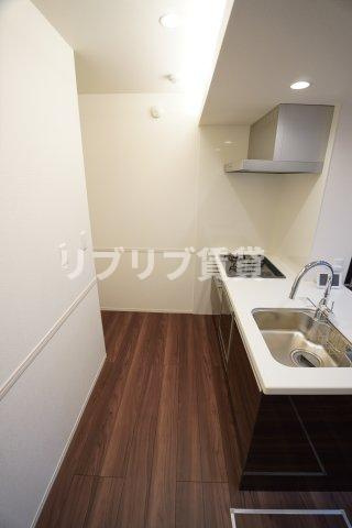 D-ROOM新宿ⅠーＡ棟のキッチン