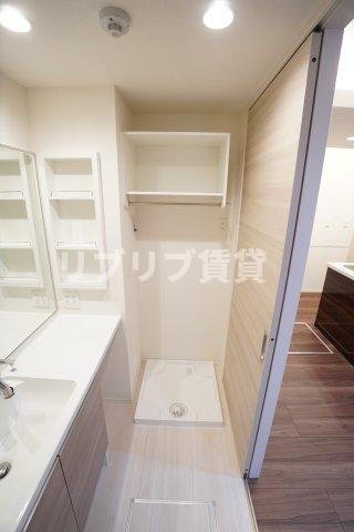 D-ROOM新宿ⅠーＡ棟の洗面所