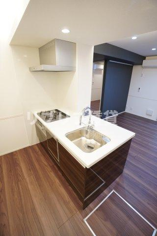 D-ROOM新宿ⅠーＡ棟のキッチン