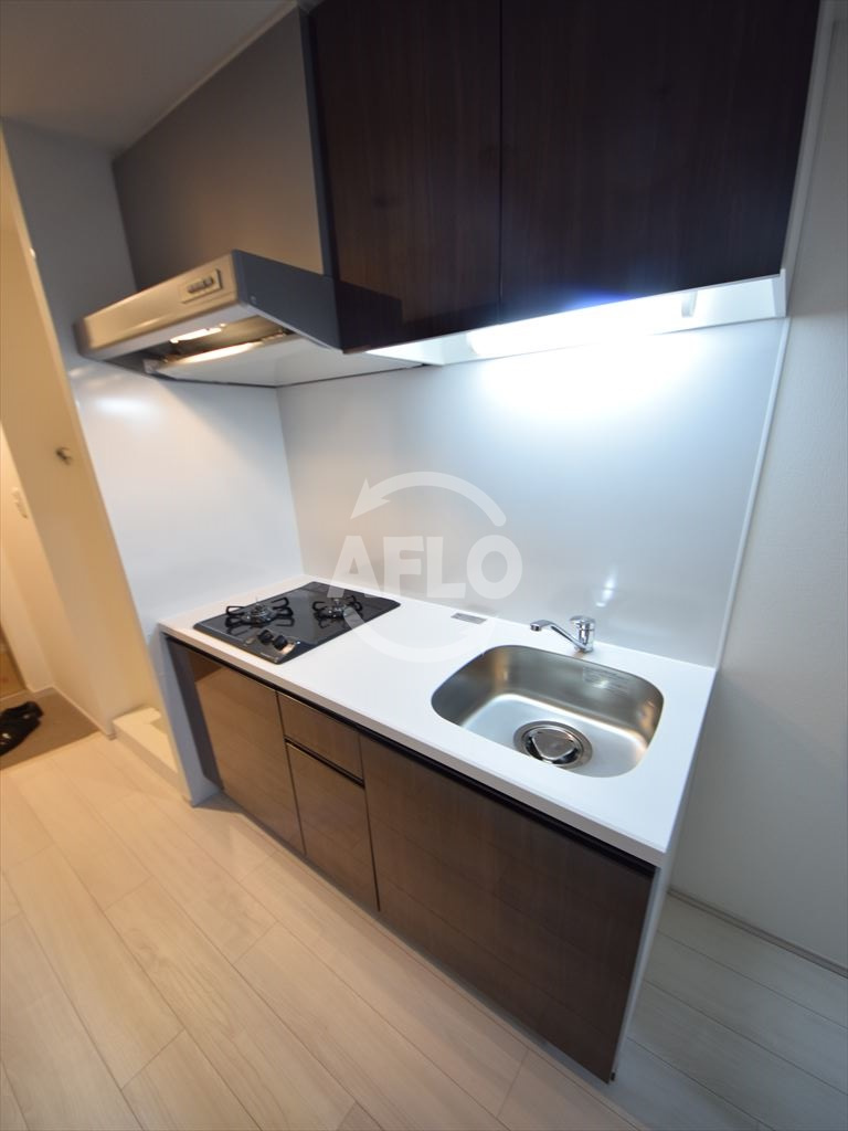 La Douceur天王寺のキッチン|La Douceur天王寺　2口ガスシステムキッチン