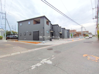 【前面道路含む現地写真】 | 春日部市下蛭田　新築一戸建て　4号棟