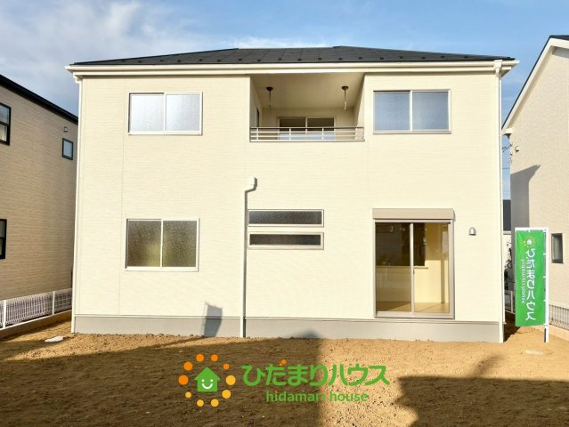 第1加須花崎　新築一戸建て　04　リーブルガーデンの外観|シンプルモダンテイストの飽きのこない外観！