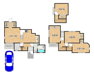 【間取り】 | 菅生　中古一戸建