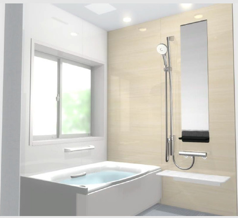 坂出市花町中古戸建の浴室|タイル貼り浴室は冬寒くなります。
入居のタイミングで浴室も一新してみてはいかがでしょうか