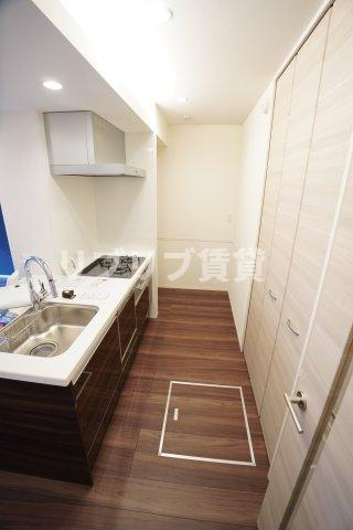 D-ROOM新宿ⅠーＡ棟のキッチン