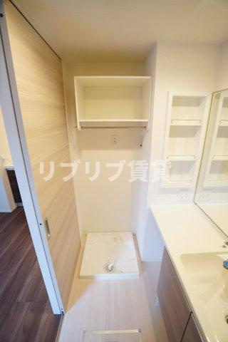 D-ROOM新宿ⅠーＡ棟の洗面所
