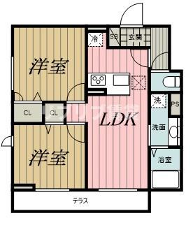 D-ROOM新宿ⅠーＡ棟の間取り