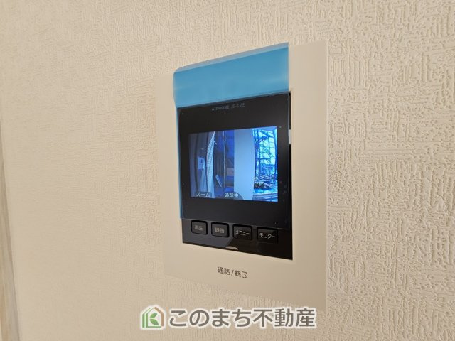 いろどりアイタウン栃木市平柳町3丁目22-P2の設備|モニタ付きインターホンで防犯面もしっかり安心♪