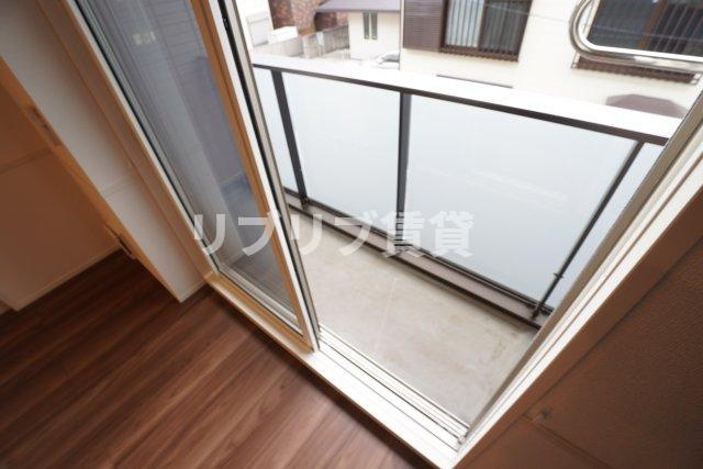 D-ROOM新宿ⅠーＡ棟のバルコニー