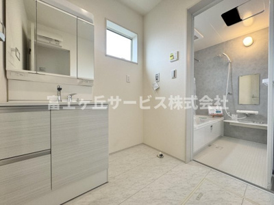 【脱衣所】 | 静岡市清水区折戸1丁目 新築一戸建て 2号棟 | 脱衣場です