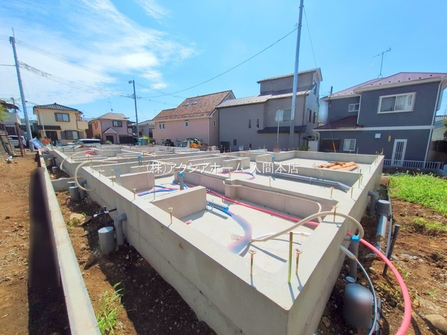 入間市新久・全3棟　新築一戸建　3号棟　～制振装置採用住宅～の外観|現地写真（2025年8月15日撮影）